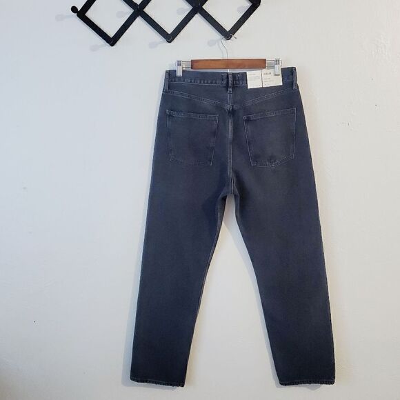 Agolde 90's Mid Rise Straight Leg Distressed Jeans In Vagabond Size 28 NWT - Picture 13 of 14